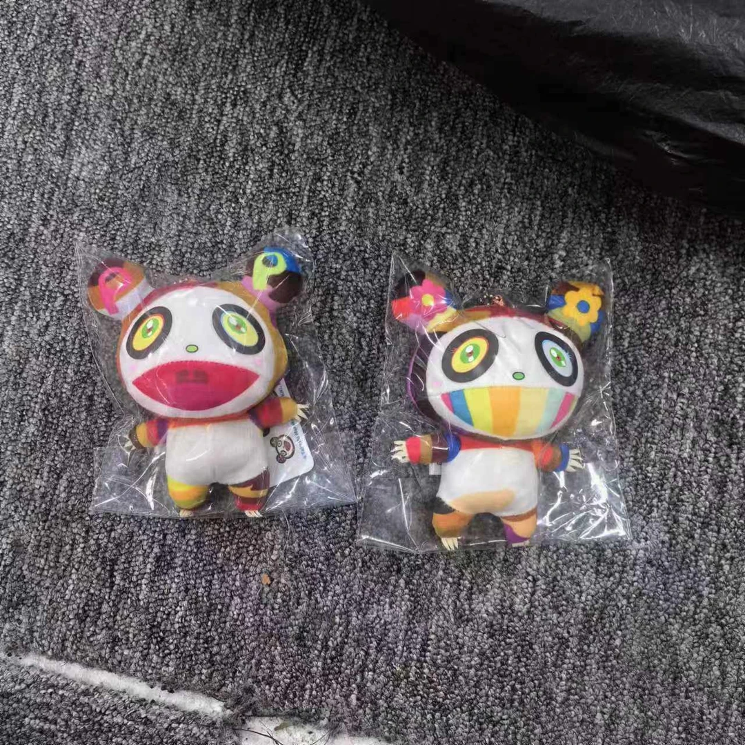 村上隆熊猫毛绒挂件，不挑款