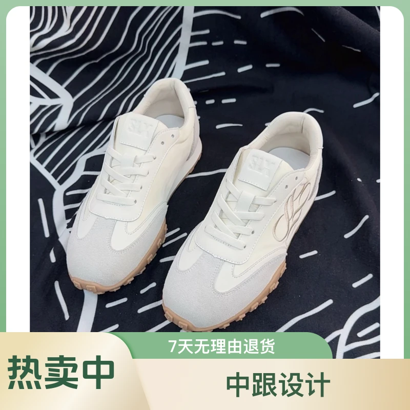 《夜巴黎》阿甘鞋德训鞋系带休闲女单鞋2027-88运动时尚百搭夏季