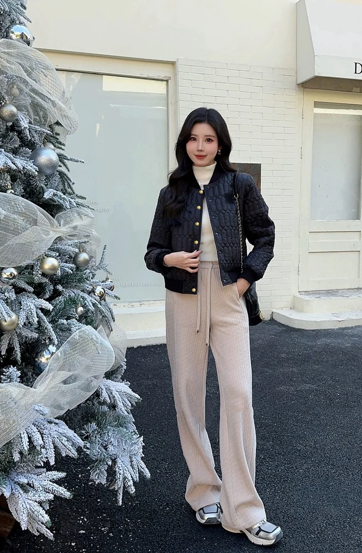 浮力清仓【W136】时尚气质圆领短款外套