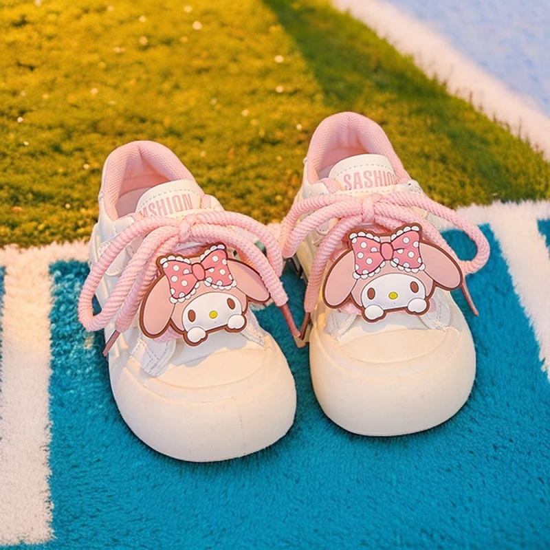 美乐蒂女童板鞋包头2025新款小女孩休闲板鞋中大童软底防滑休闲鞋