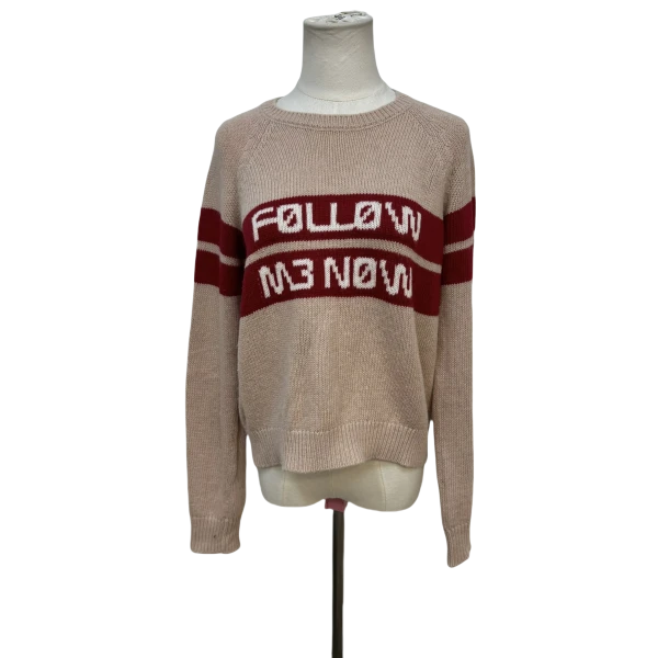妃鱼/Red—Valentino/绵羊毛/毛衣/95新/市场价4500/白1017