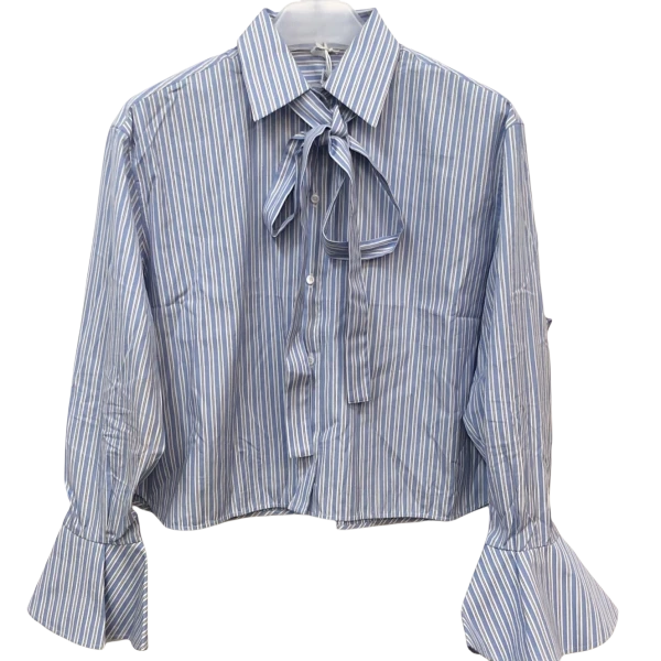 妃鱼/华伦天奴/100 %棉/衬衫/95新/市场价0/洁1027