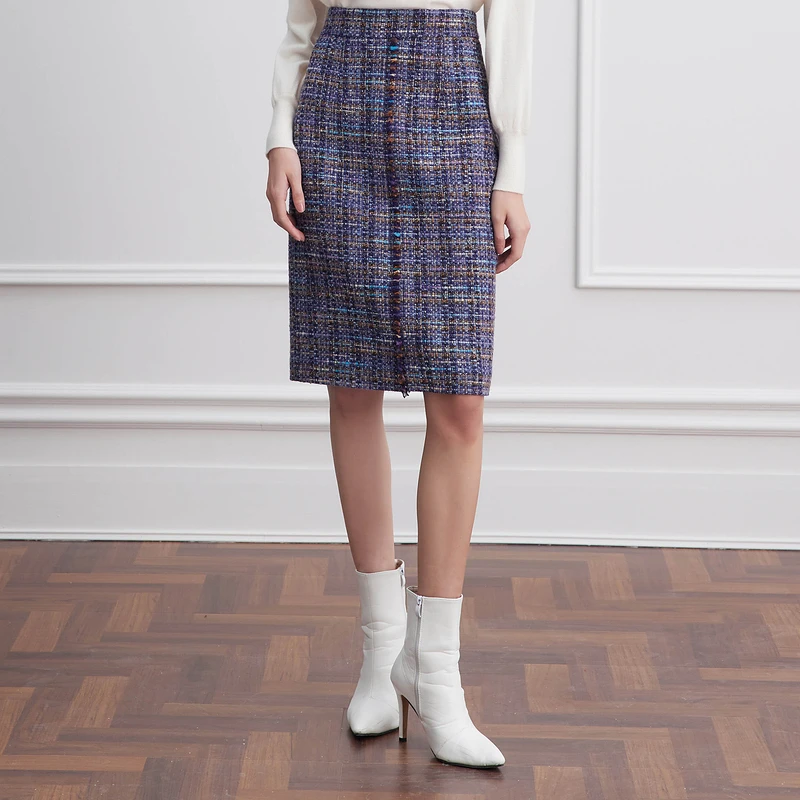 【成都奥莱】莱茵冬款半身裙LMDDOAWSK601