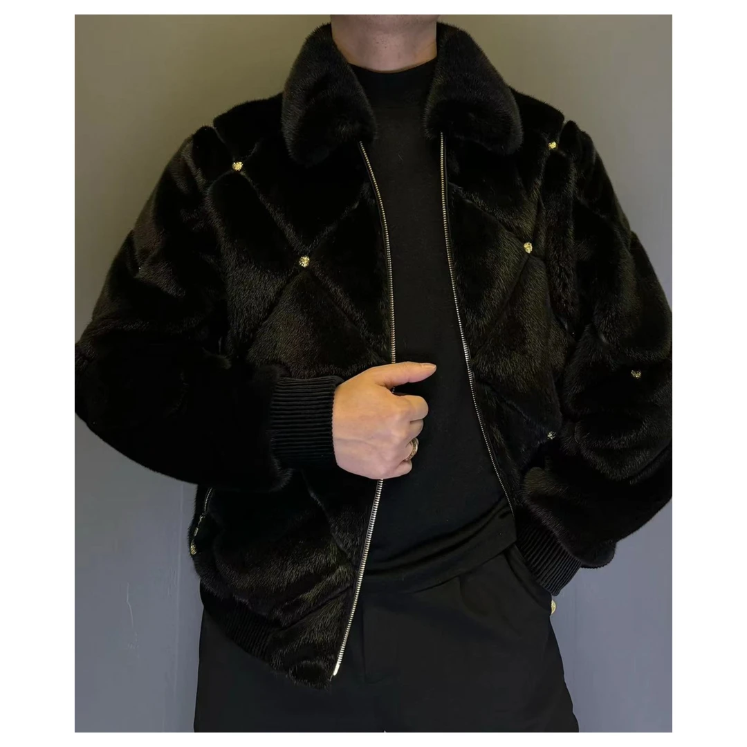 【南兮】NANXI 小众设计 短款翻领夹克冬季新款休闲轻奢时尚潮流