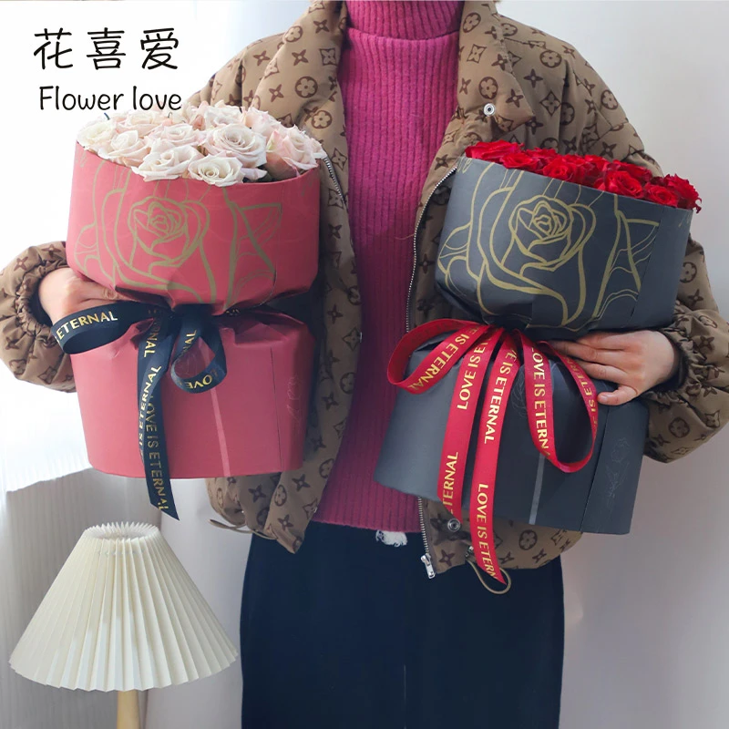 福利印花风华纸 玻璃纸鲜花包装纸花店包装材料
