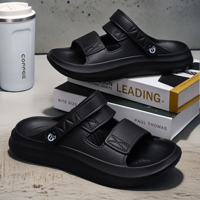 男士凉鞋软底防滑透气防滑耐磨外穿厚底高档休闲耐磨沙滩鞋凉拖鞋