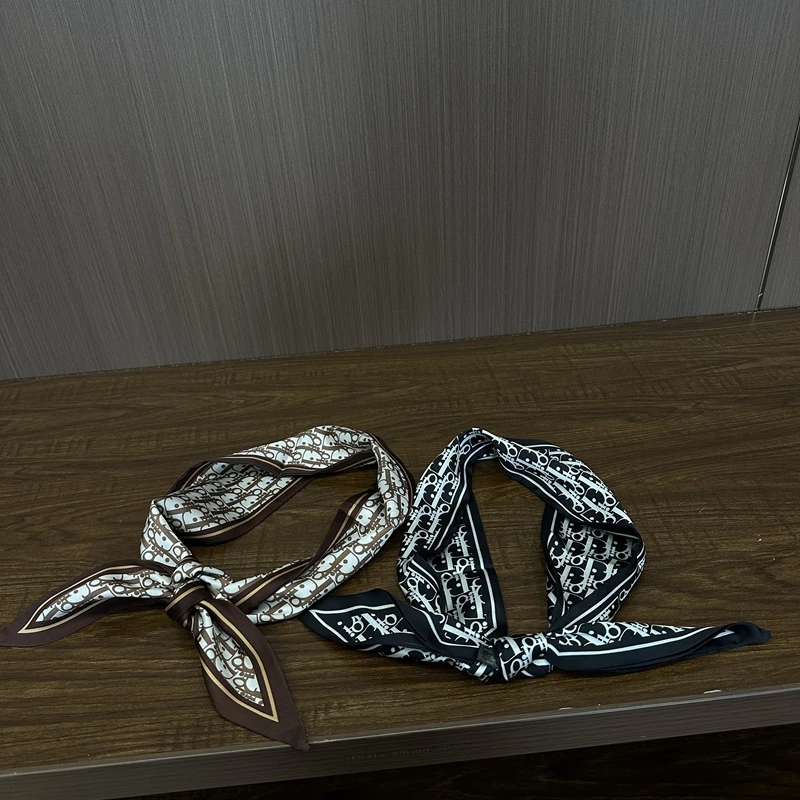 2025年新款搭配秋季新款双层小丝巾百搭时尚新款个性女士休闲