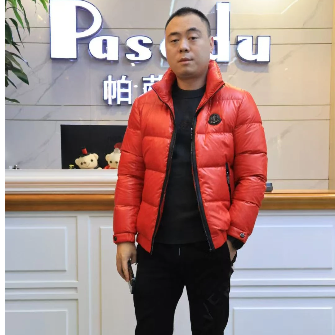 帕萨度男士时尚休闲短款立领简约羽绒服WF131917