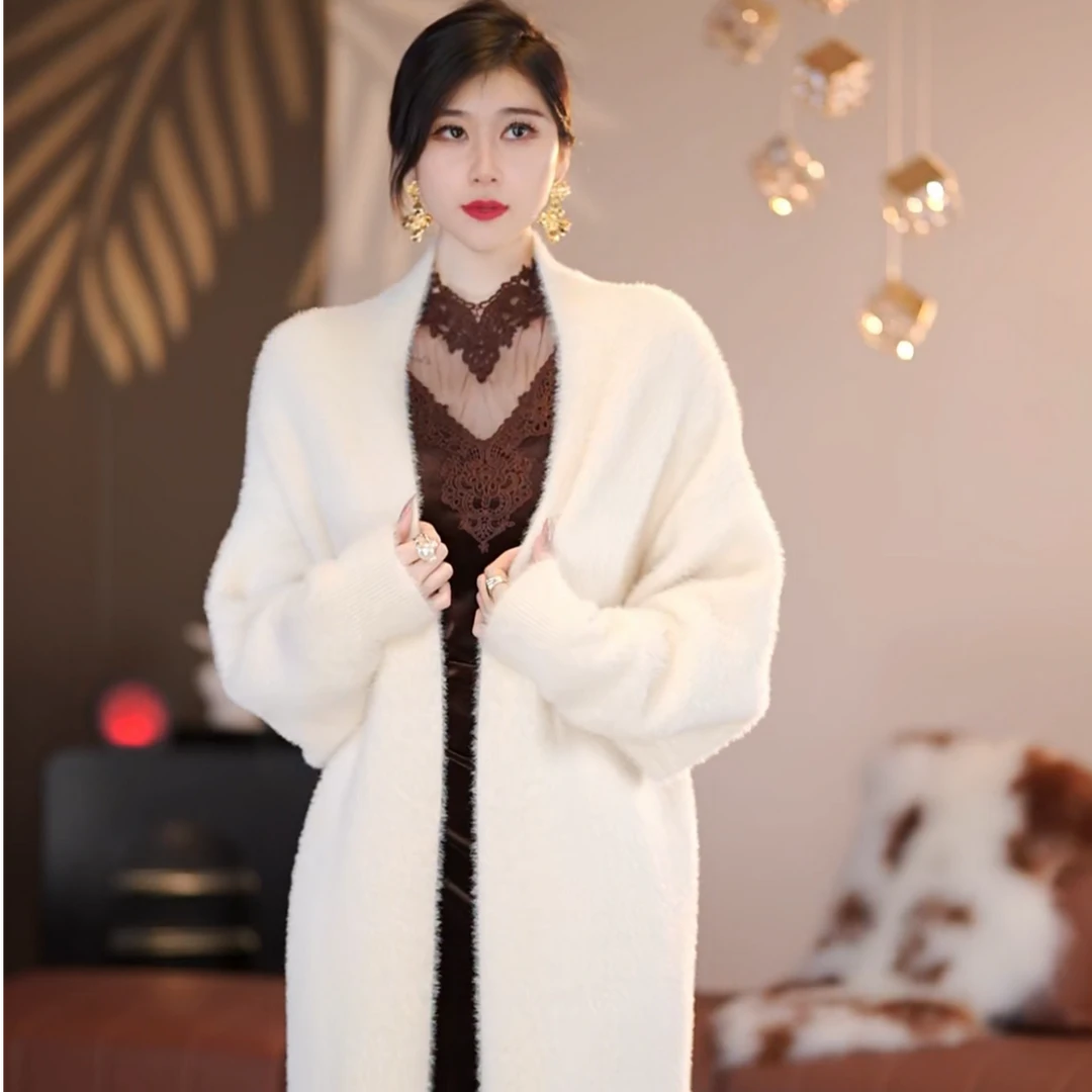 【火火】秋季新款百搭气质显瘦保暖毛织外套-YL0045