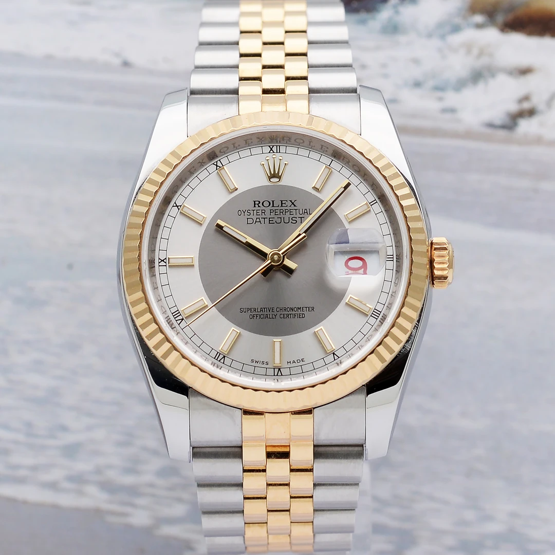 99新 Rolex/劳力士 泽泰/日志型116233/唱片盘/间18k黄金36mm男表