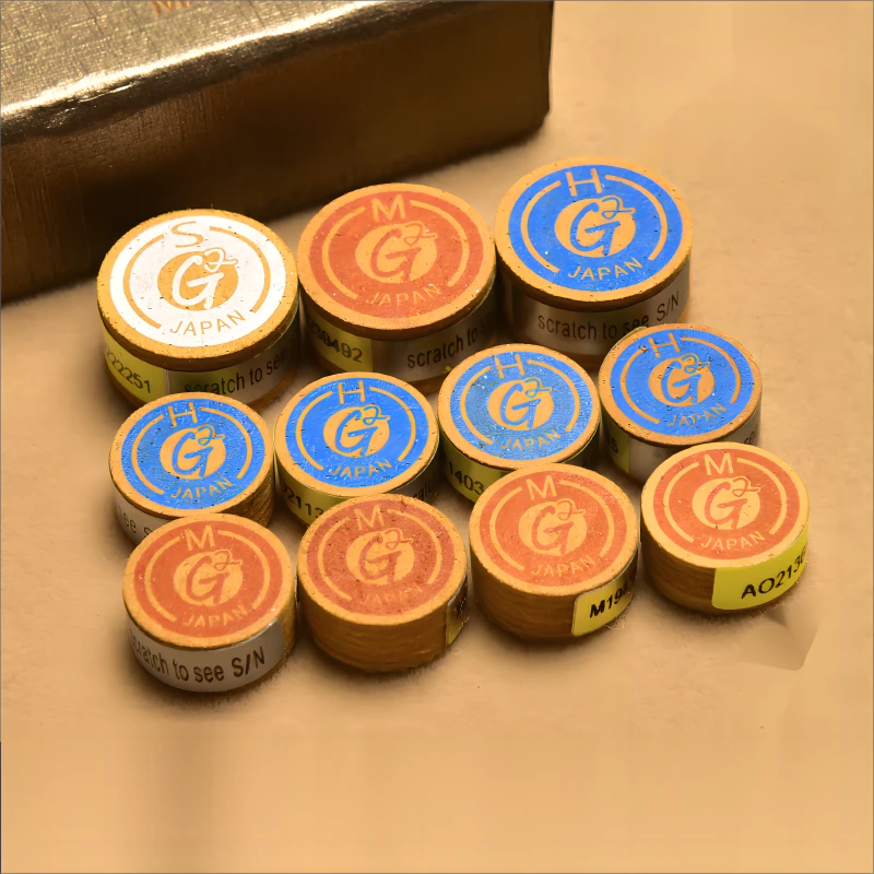 日本进口G2防潮皮头台球杆原装台球用品大头杆头枪头桌球杆配件