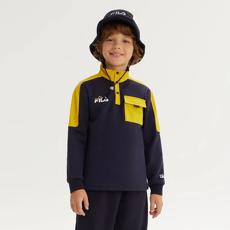 FILA斐乐儿童针织长袖上衣中大童K62B443210