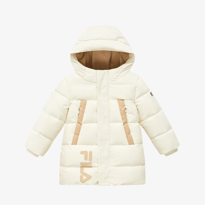 FILAKIDS2024年冬季新品加厚保暖中长SC羽绒服K61B441929