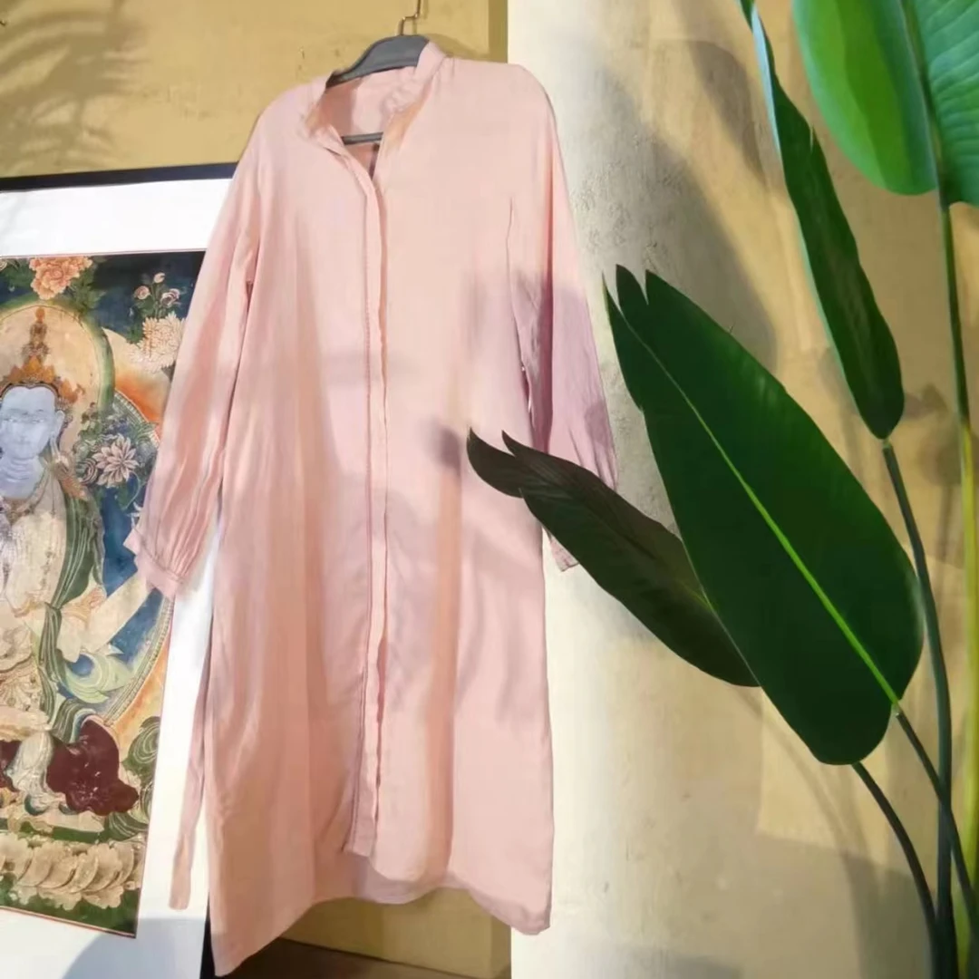 游尘衣物/长款衬衣裙