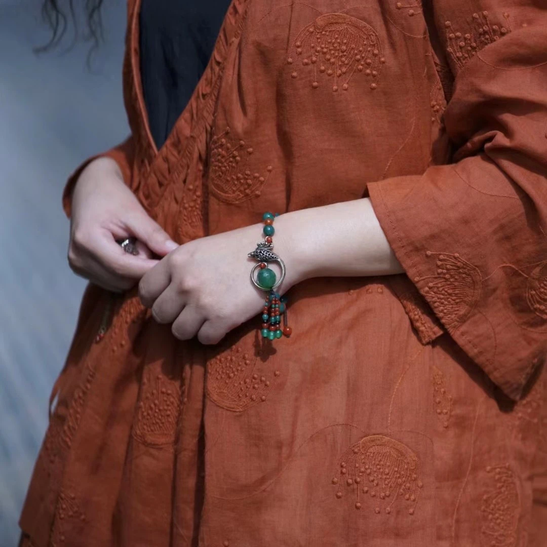 合金手链 游尘饰品/凤凰传奇手链加流苏