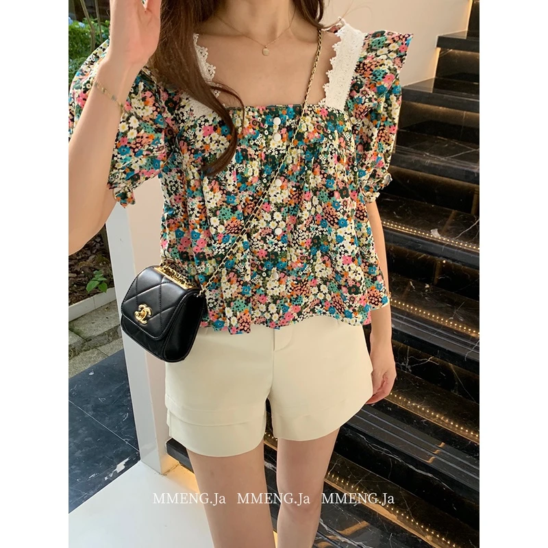 MMENGJA」基础款小心机 百搭质感设计款短裤女夏高腰休闲裤