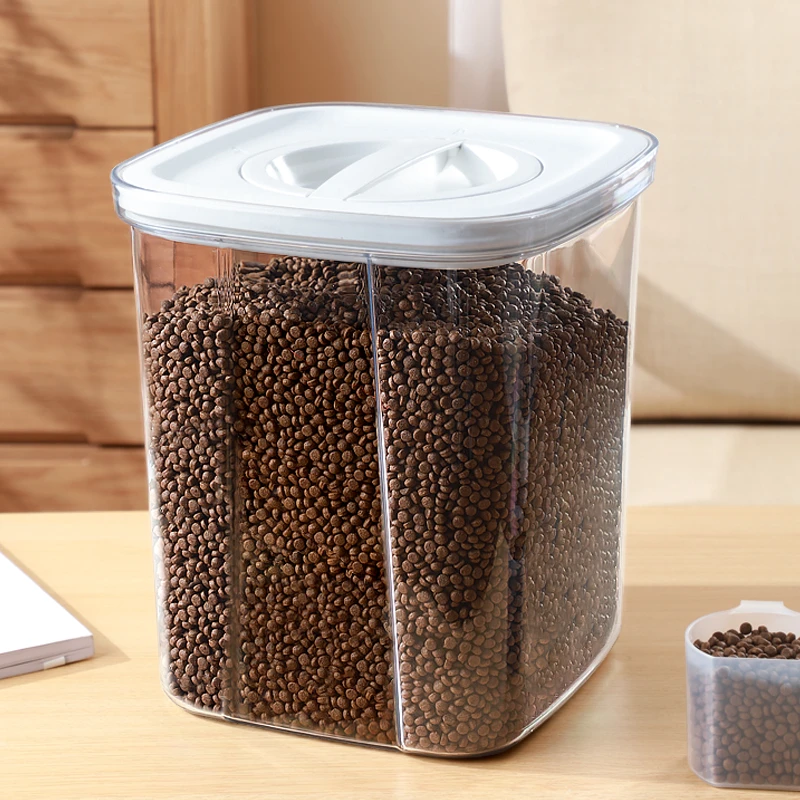 储存桶狗粮密封罐防潮真空宠物猫咪粮食存储收纳盒储粮桶盒子家用