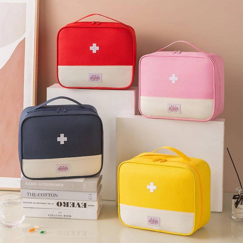 随身收纳包户外旅行便携医疗急救包药品收纳包居家大容量儿童箱