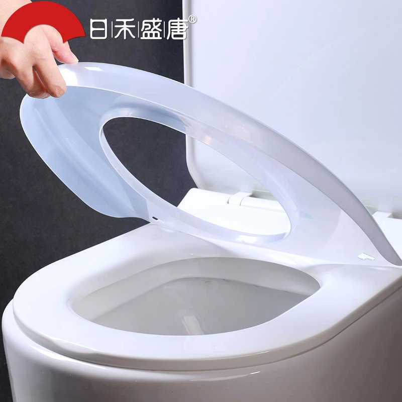 塑料马桶垫坐垫隔脏垫合租房马桶圈坐便套私人防水可移动家用透明