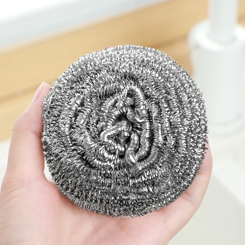 钢丝球304不锈钢清洁球不掉丝家用厨房洗碗铁丝百洁洗锅刷锅