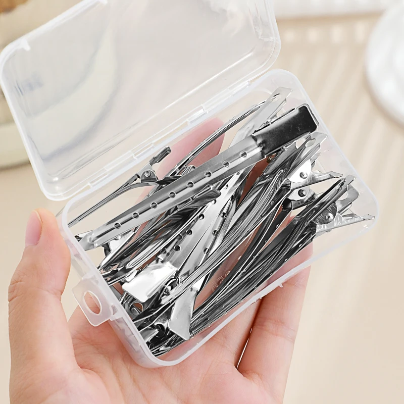 5个 发根头发蓬松发夹刘海鸭嘴定位夹化妆师定型夹子头饰