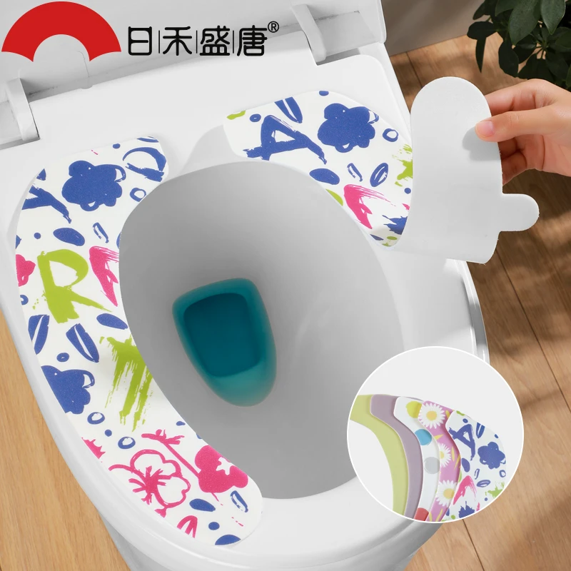 EVA防水马桶坐垫子四季通用冬季款家用厕所坐便圈套粘贴式可水洗