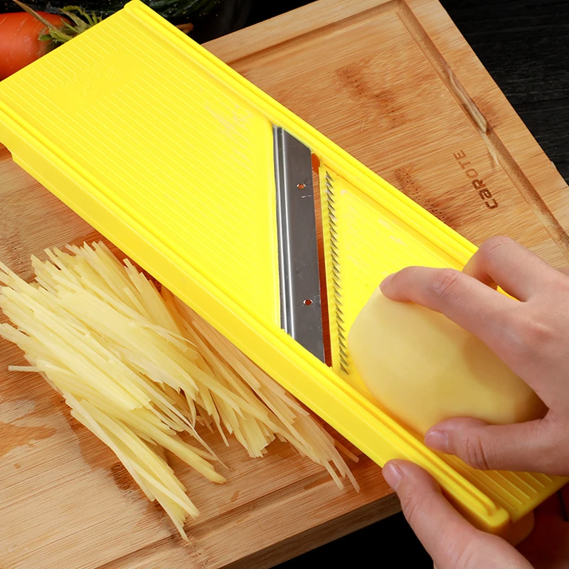 切丝器商用多功能切片切菜工具土豆丝擦丝器不锈钢刨丝插菜板家用