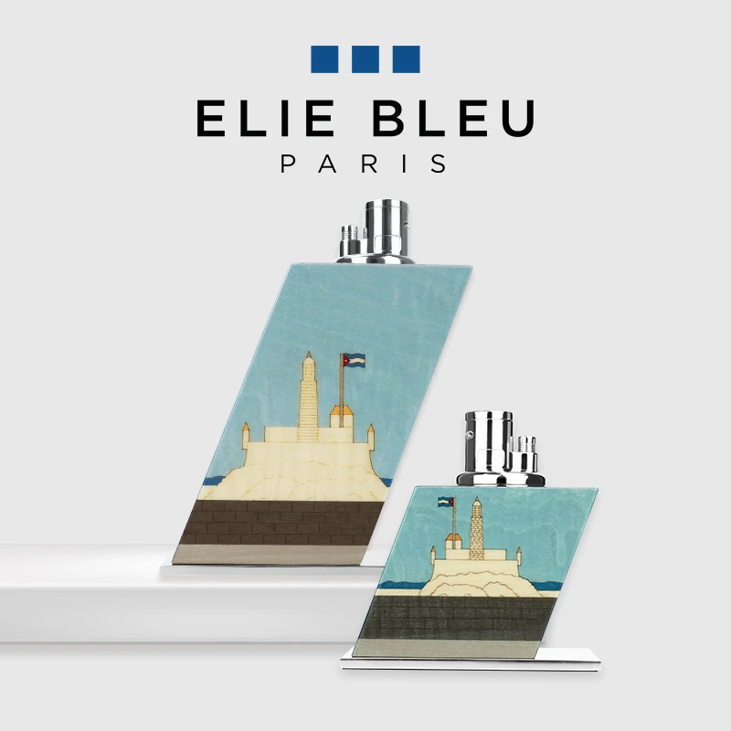 ELIE BLEU莫洛灯塔台式古巴雪茄打火机金属男士充气座台式打火机
