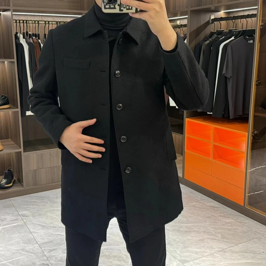 【态度·年款】男士轻奢定制款休闲羊毛呢大衣