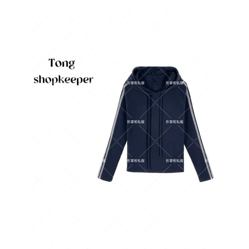 TS-QJ/彤掌柜168971【德绒绵羊毛＋桑蚕丝】秋冬休闲连帽卫衣上衣