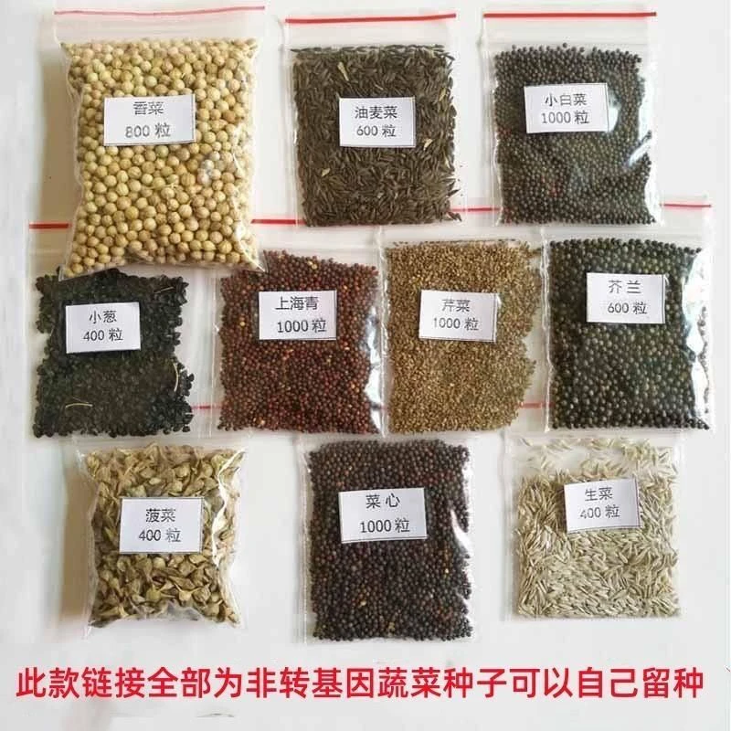 老品种四季籽阳台庭院多种混合蔬菜种子大全 可留种