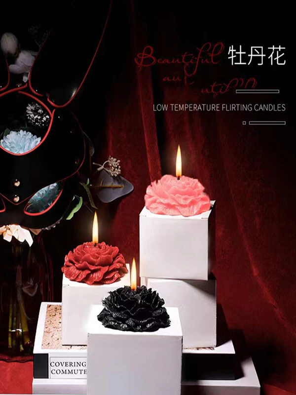 血色玫瑰香薰蜡烛小众浪漫低温蜡烛低温蜡低温香氛蜡烛香薰蜡烛