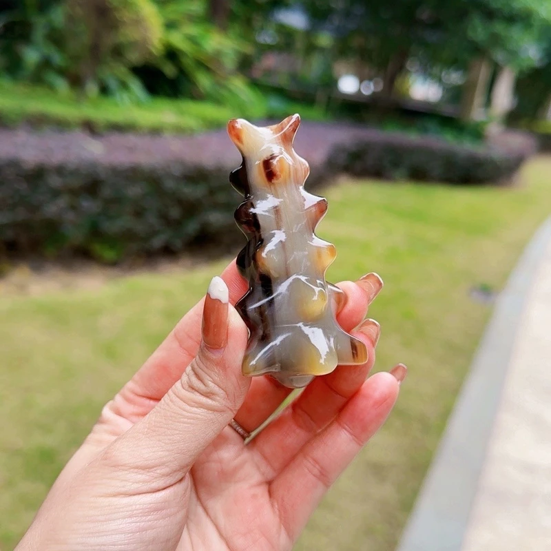 白牛角天然按摩按摩棒全身点穴通用刮痧经络摆件穴位文玩正品工具