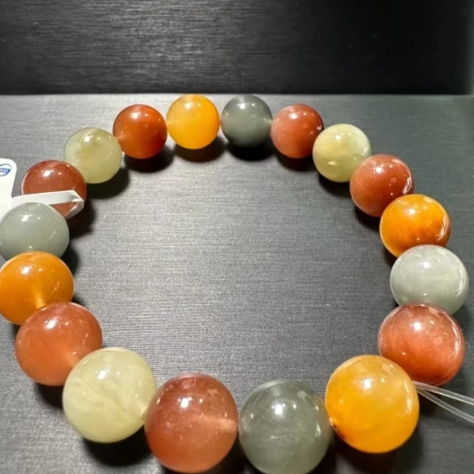 糖果色兔毛水晶手串（多样性发一）SYZB-059