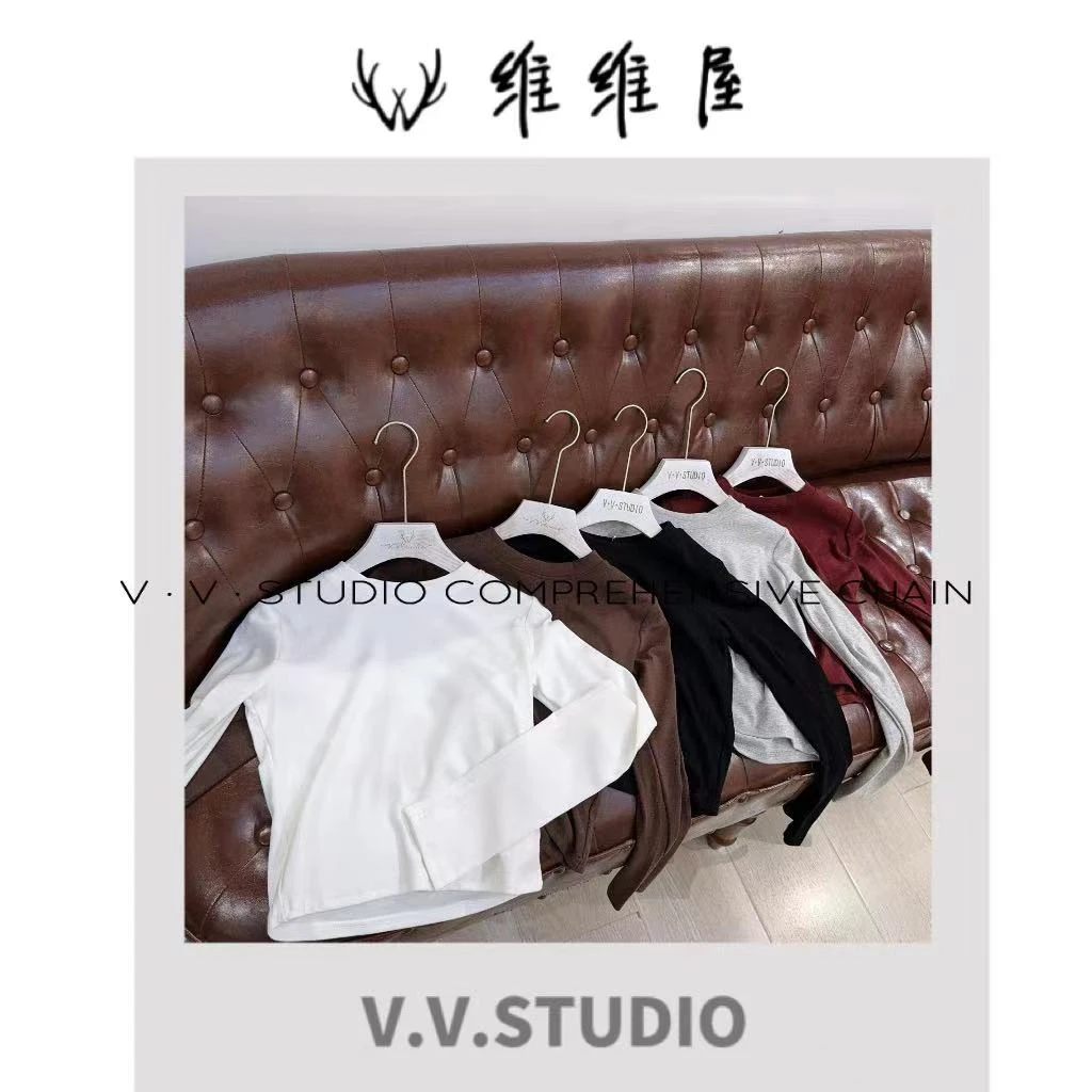 V·V·Studio-【经典圆领】短款T恤