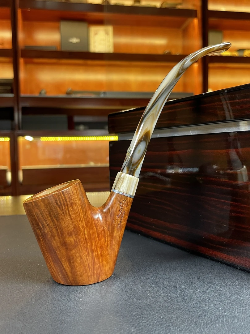 意大利马仕石楠木手工烟斗（内径21.8 斗深48.2）