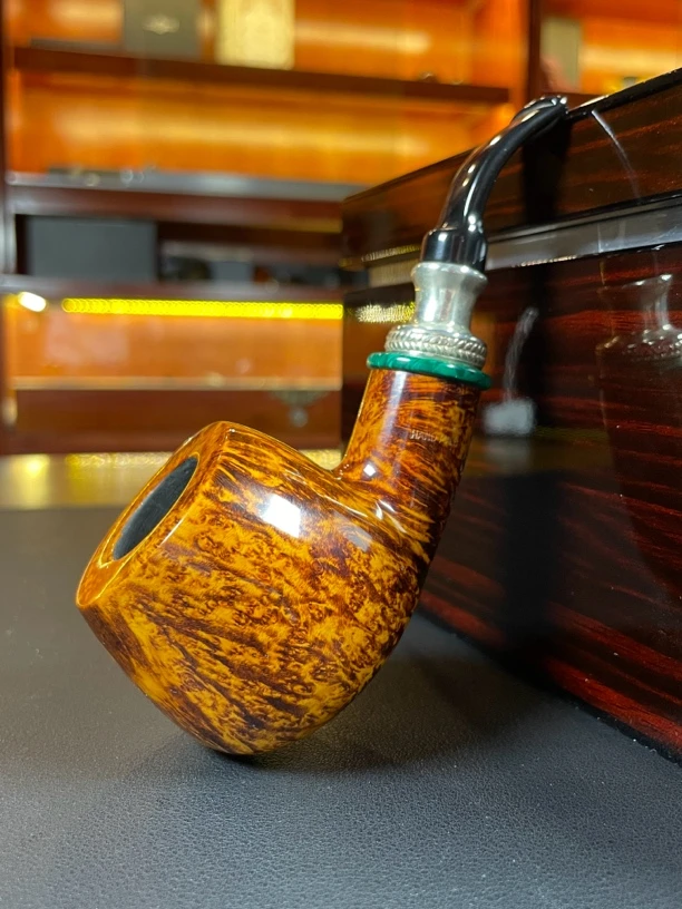 丹麦吉普森Boutique典藏6石楠木手工烟斗(内径21.5 斗深38.7)