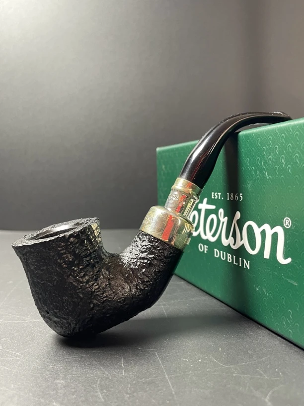 爱尔兰彼得森双银龙高端系统305石楠木烟斗 内径19.6斗深37.5