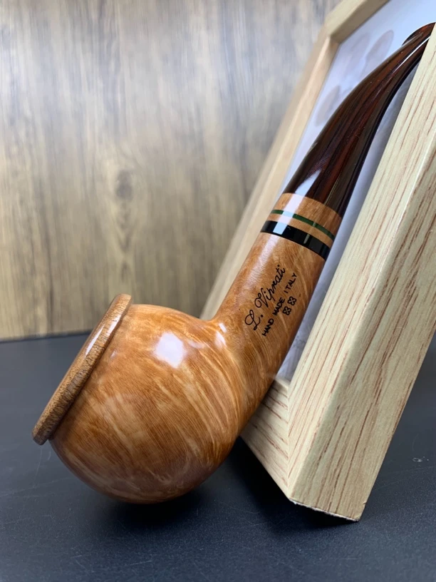 意大利维布拉蒂2花手工石楠木烟具