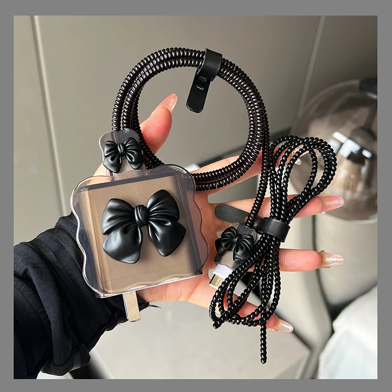 OPPO充电器保护套适用67/80/100w手机充电线保护数据线防折断线套