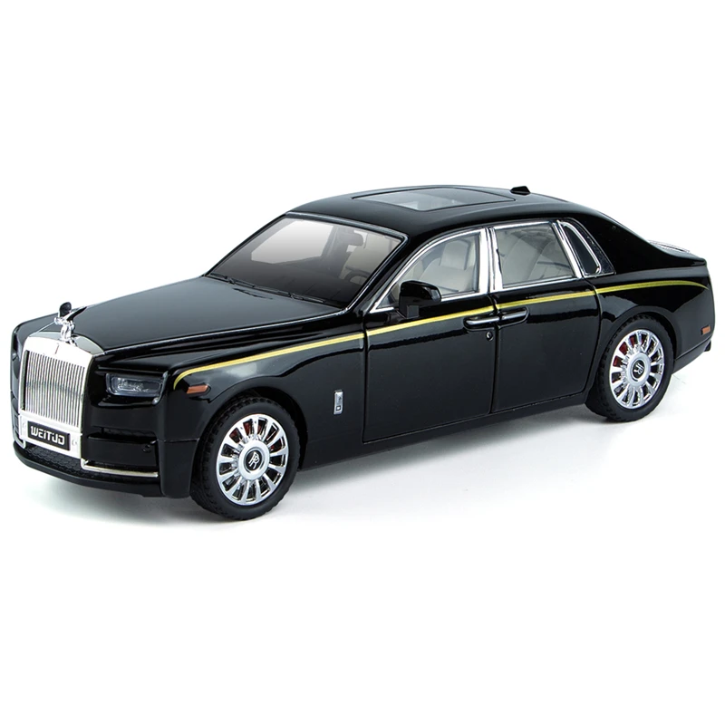 【超大1:20】劳斯莱斯幻影仿真合金汽车模型摆件展示儿童玩具车男孩
