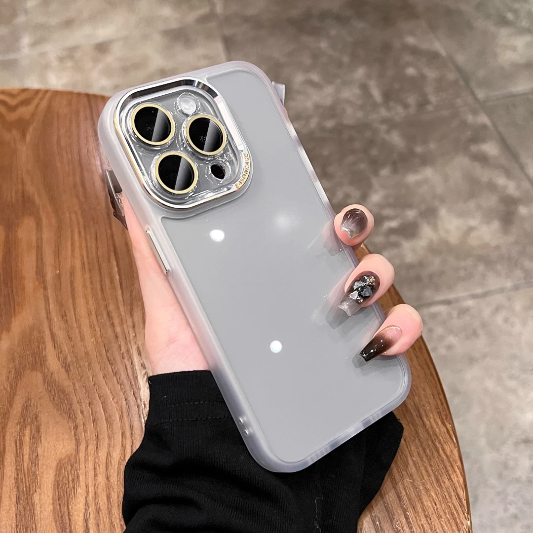 适用苹果15promax高级简约透明手机壳iPhone14硅胶13防摔12保护壳