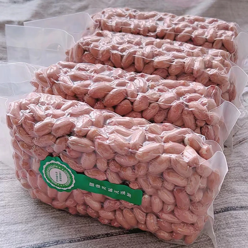 2025年新鲜花生米山东长粒大花生农家自产特大颗粒花生米真空包装