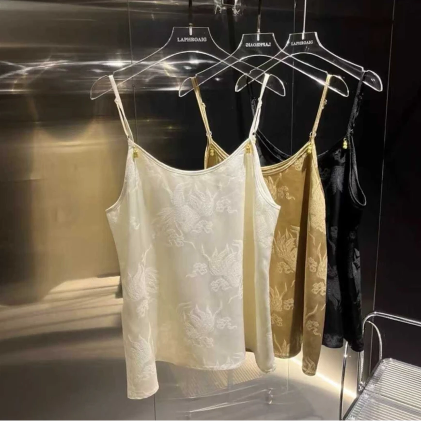 【锦鲤入怀】南油重工提花刺绣垂感高级感背心2024B8790-小源