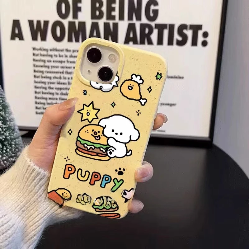 壳匠趣味可爱小狗苹果15promax手机壳iphone14硅胶13创意12全包软
