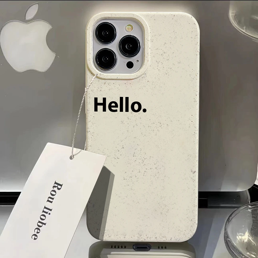 hello英文适用苹果13手机壳iphone14promax防摔12/11全包14pro女