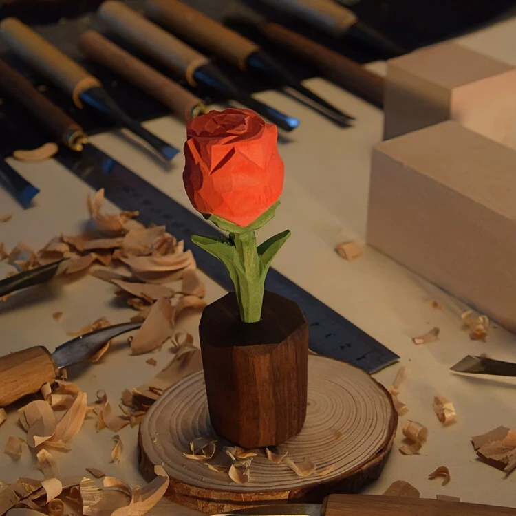 至木堂七夕永生玫瑰花扩香器创意摆件情人节女生小王子礼物