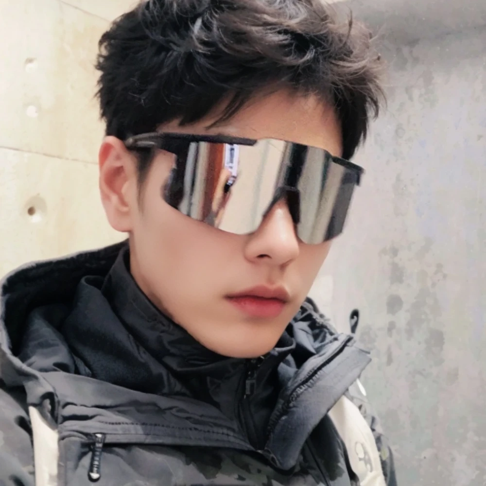 户外徒步登山护目墨镜运动跑步马拉松骑行自行车防风遮阳太阳镜男