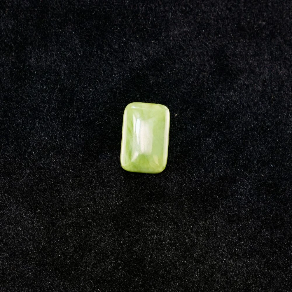 【壮壮珠宝】和田玉碧玉无事牌气质绿色复古简约精致镶嵌精美满绿