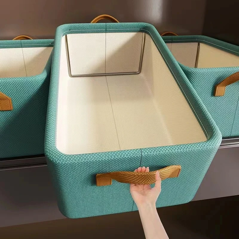 衣服收纳箱家用整理衣物收纳新款防潮卧室衣柜收纳盒分层神器折叠